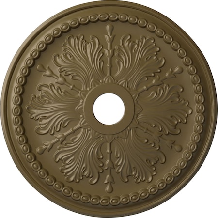Ekena Millwork Winsor Ceiling Medallion (Fits Canopies up to 4"), 27 1/2"OD x 4"ID x 1 1/2"P, Mississippi Mud CM27WIMMF